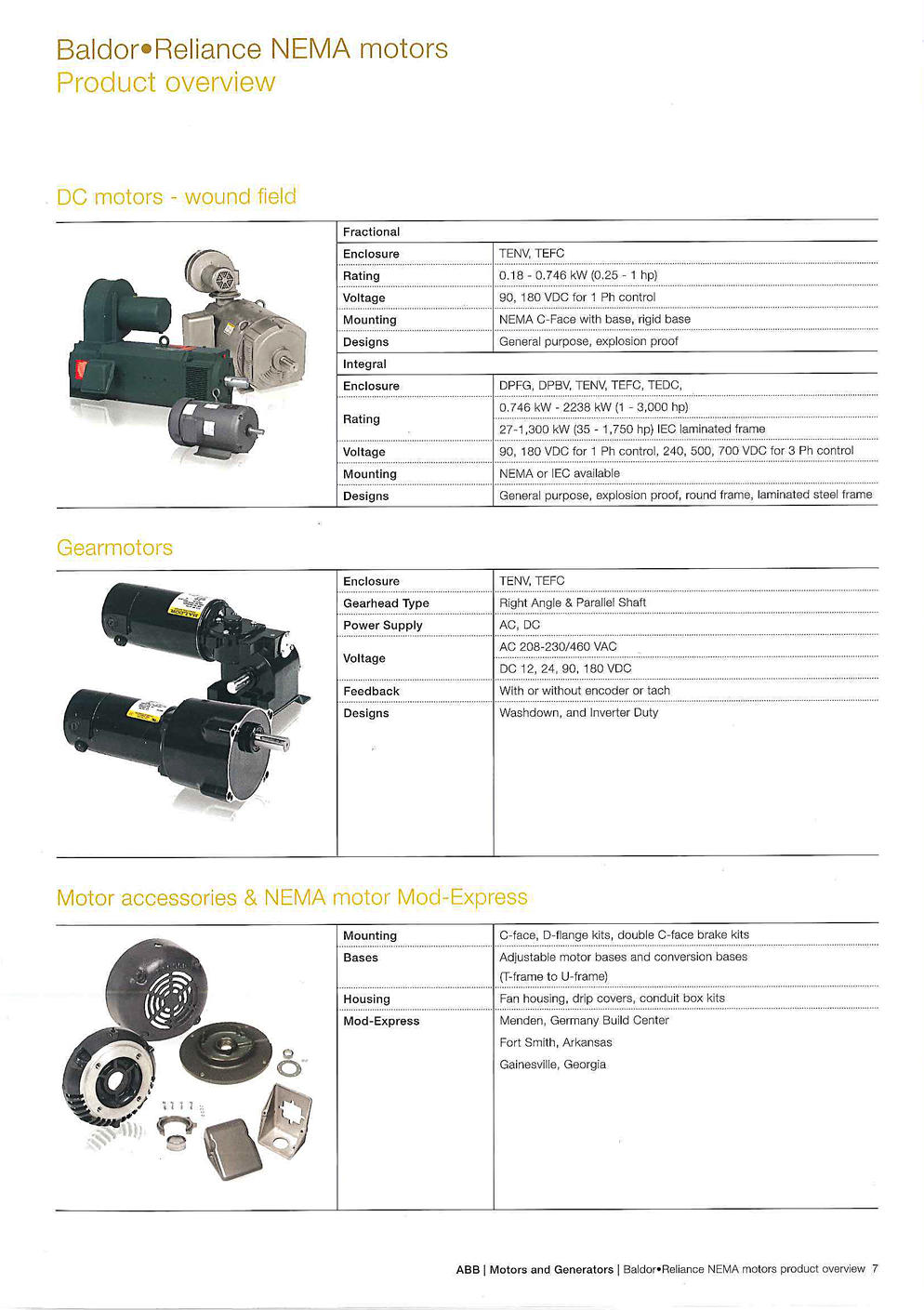 Baldor • Reliance NEMA Motors Product Overview - Engsup Automation Sdn ...