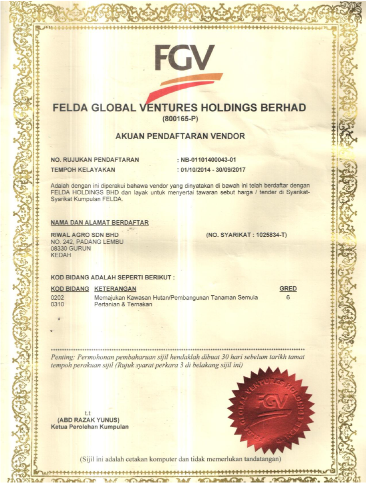 FELDA GLOBAL VENTURES HOLDINGS BERHAD