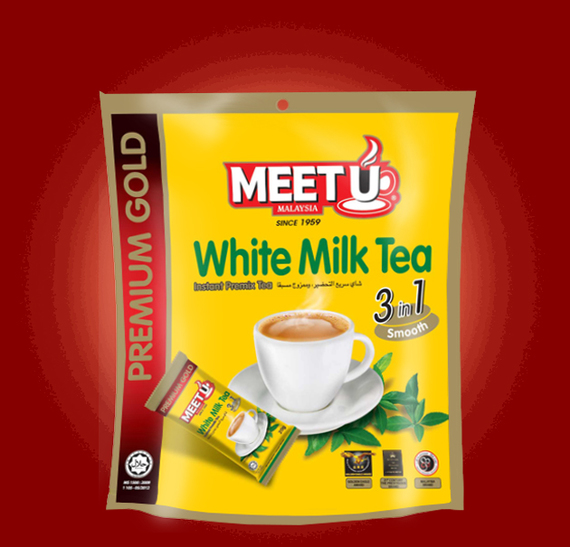 MEET U Premium Gold White Milk Tea 3 in 1