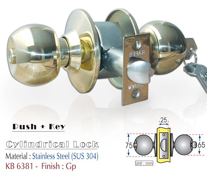 Cylindrical Lock