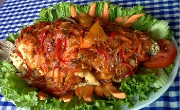 Ikan Gurame Asam Manis