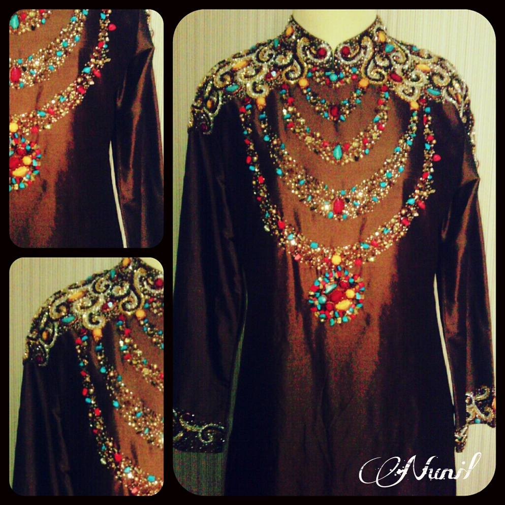 Abaya coklat cantik