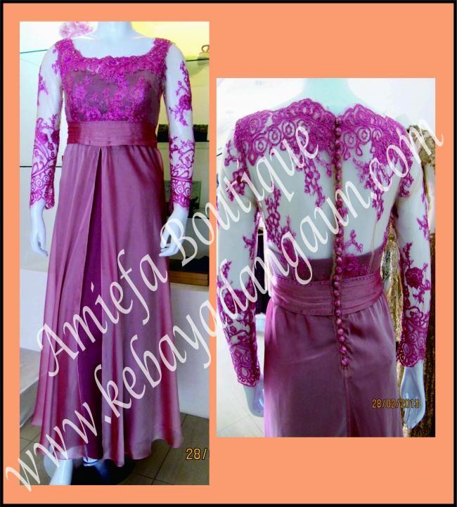 Kebaya Dress dengan Obi Opnesel   Copy