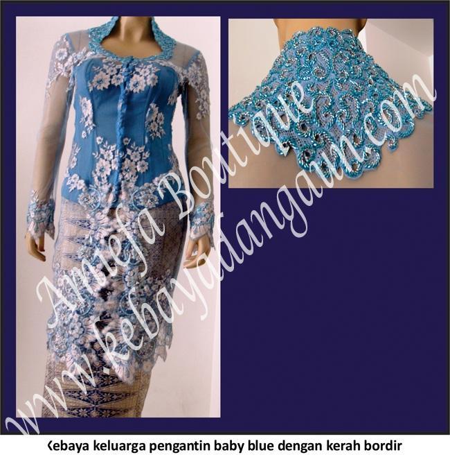 Kebaya Keluarga Pengantin Baby Blue 