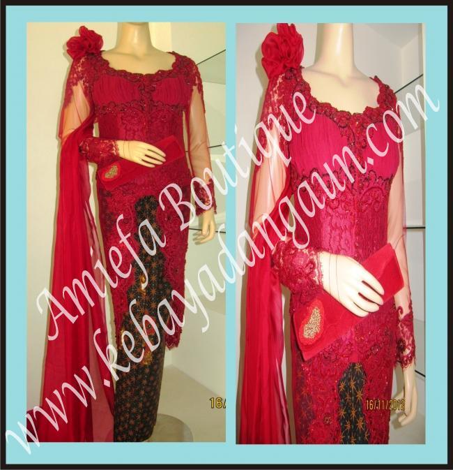 Kebaya Lace Perancis Motif Ulir   Copy