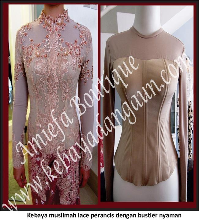 Kebaya Muslimah Lace Perancis
