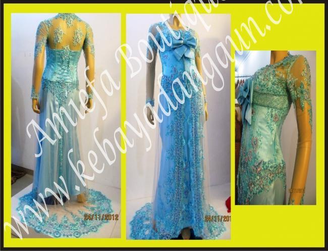 Kebaya Pengantin Berekor