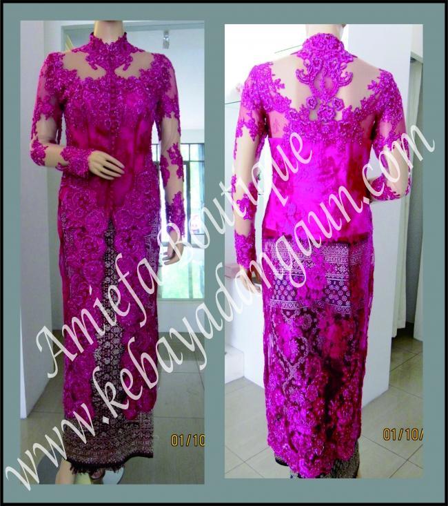 Kebaya Pesta Shocking Pink 