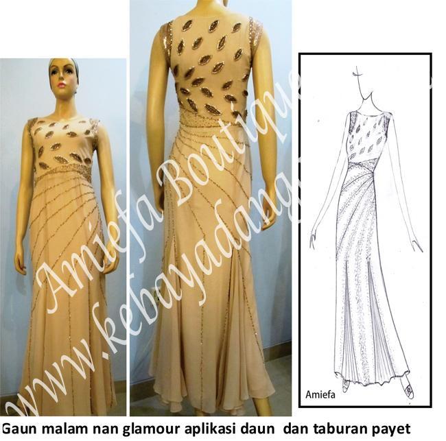 Gaun Malam Glamour