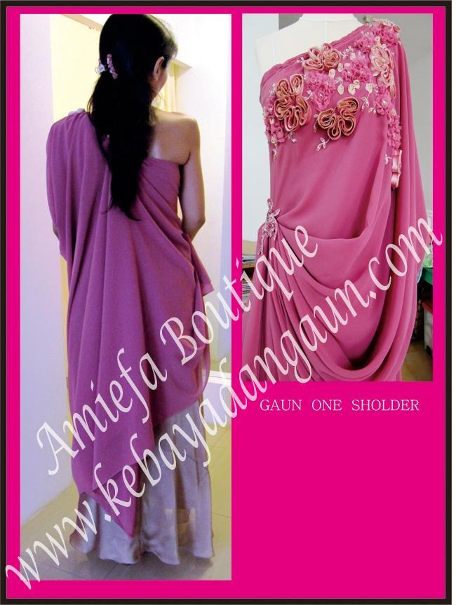 Gaun One Shoulder