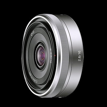 SONY SEL16F28 E16mm F2.8 pancake lens