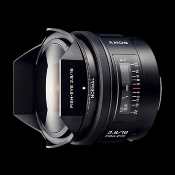 SONY SAL 16mm F2.8 Fisheye Lens