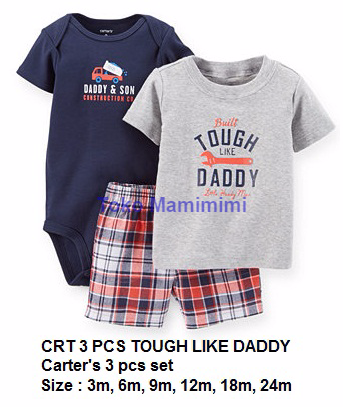 CRT 3 PCS TOUGH LIKE DADDY