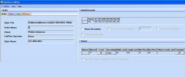 Optitex Cutplan