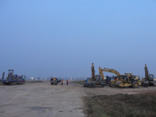 Sub-Soil drain, Runway Strip Backﬁ lling, Grading and Grass (8hc) Planting (Night works only)