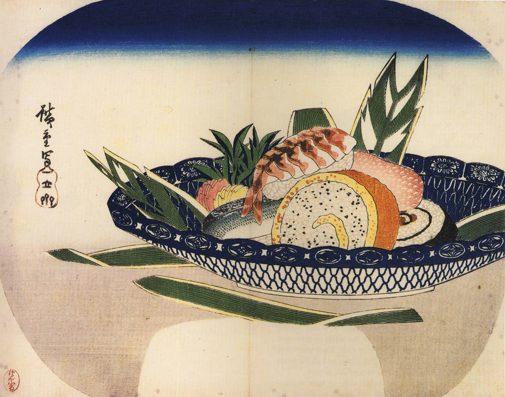 Hiroshige Bowl of Sushi