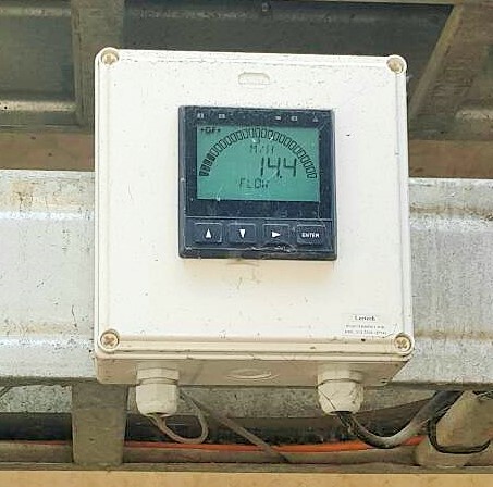 Flow meter screen