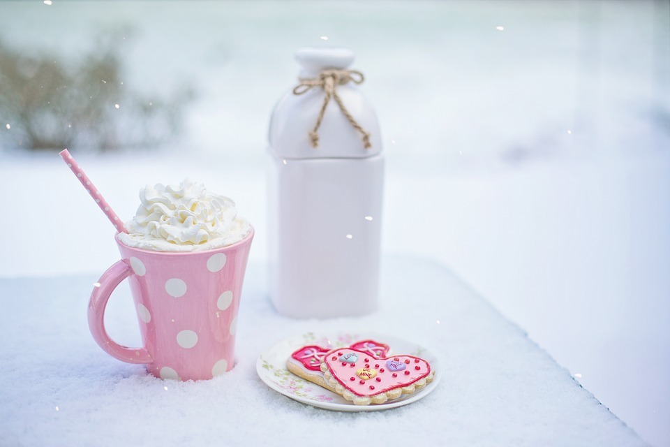 valentine's day, hot chocolate