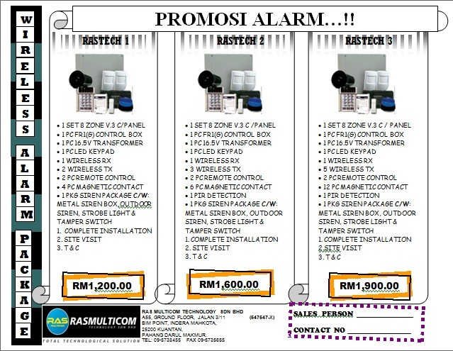 RAS Multicom Technology Sdn. Bhd. - Announcement on January 08, 2016 16:15