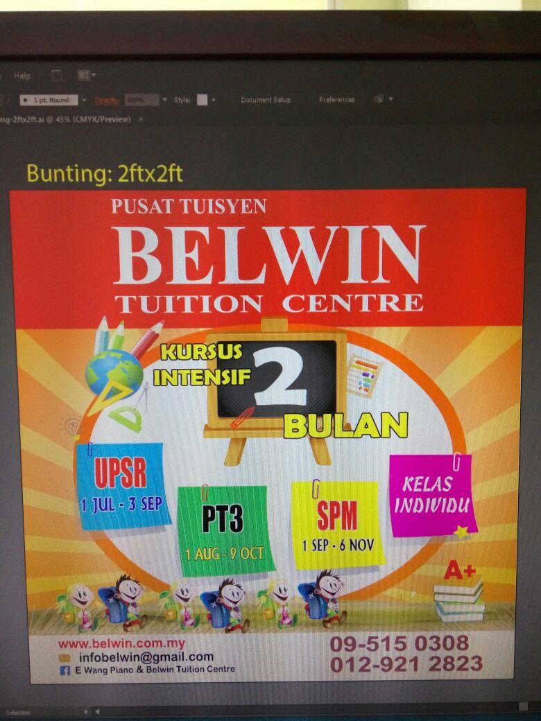 Pusat Tuisyen Belwin - Announcement on June 19, 2016 15:54