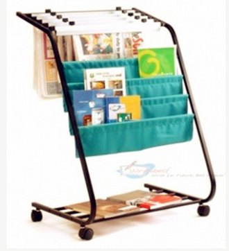 NEWSPAPER   MAGAZINE RACK