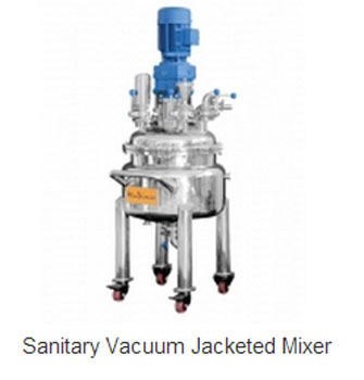 Sanitary Vacuum Jacketed Mixer