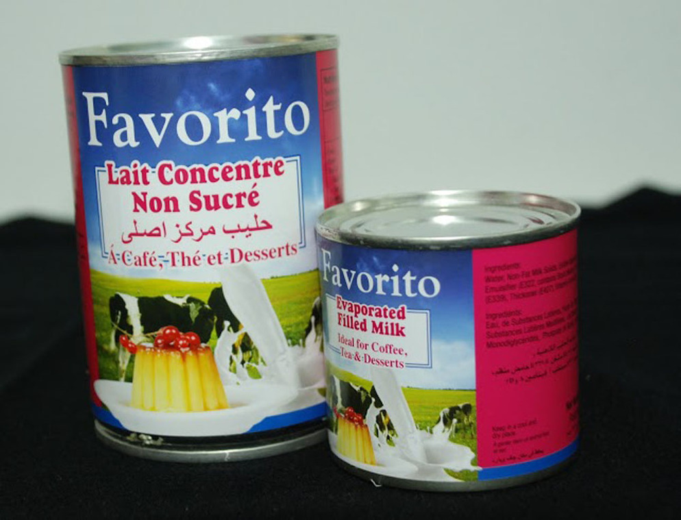 Fovorito Evaporated Filled Milk