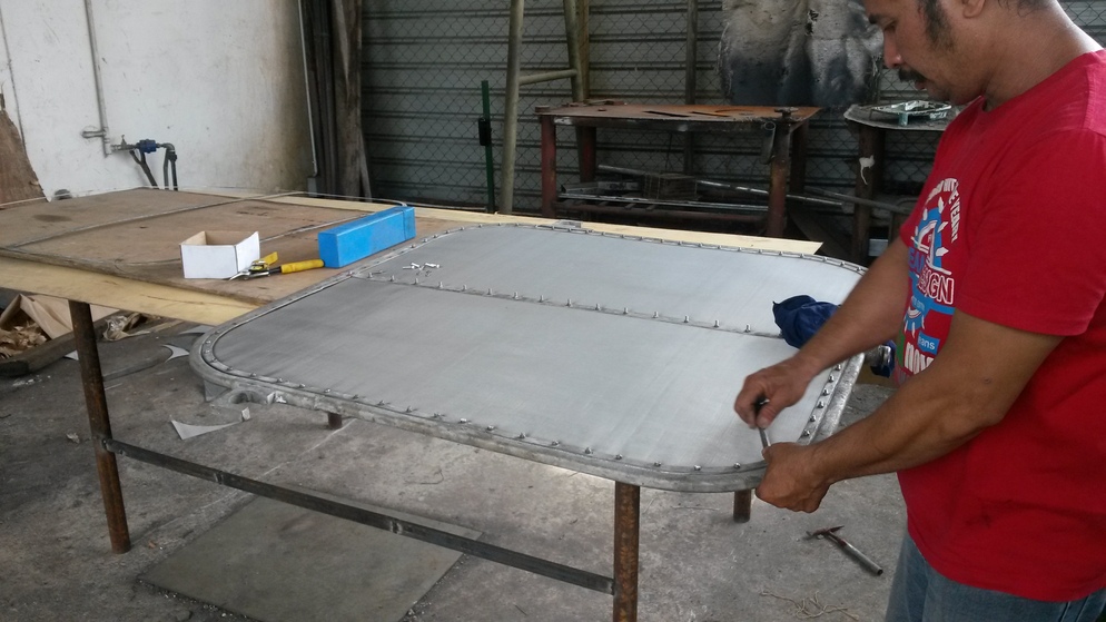 Fabricate or recond filter leaf