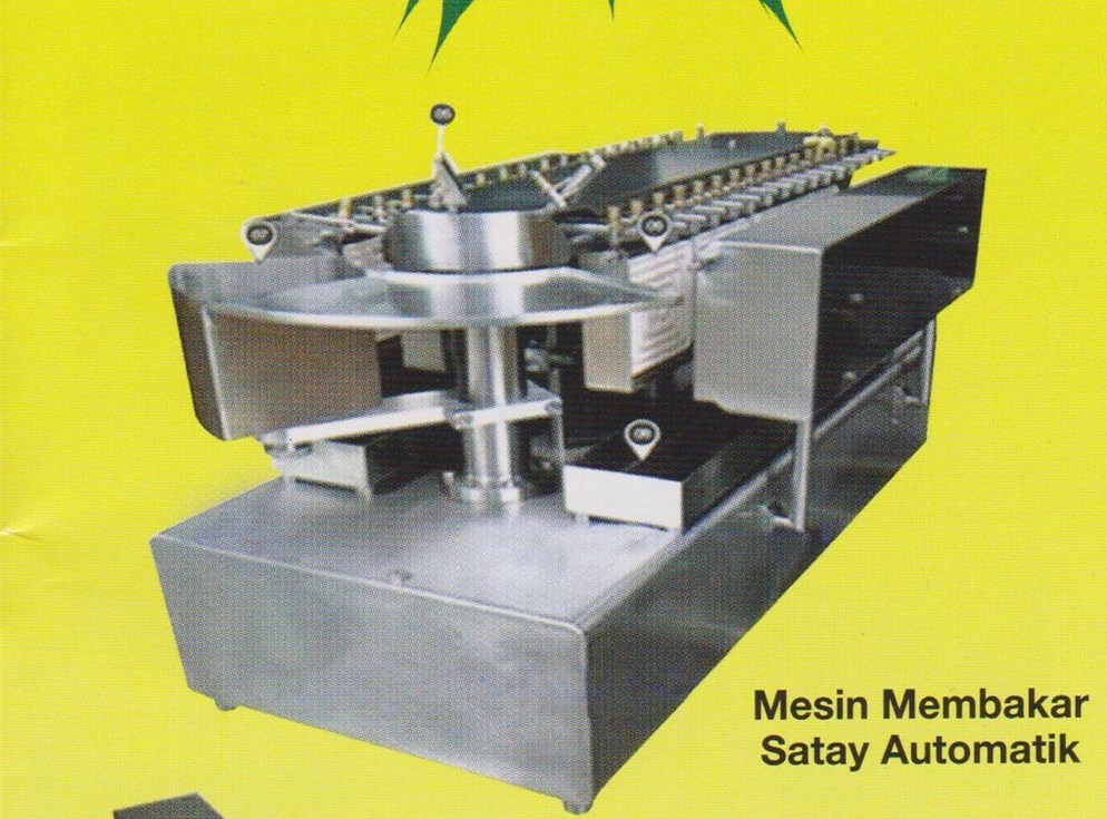 mesin membakar satay automatik