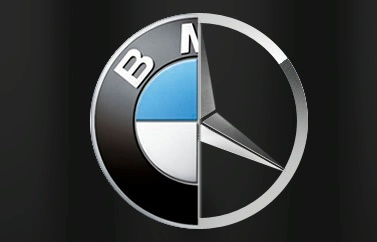 bmw  mercedes logos merged