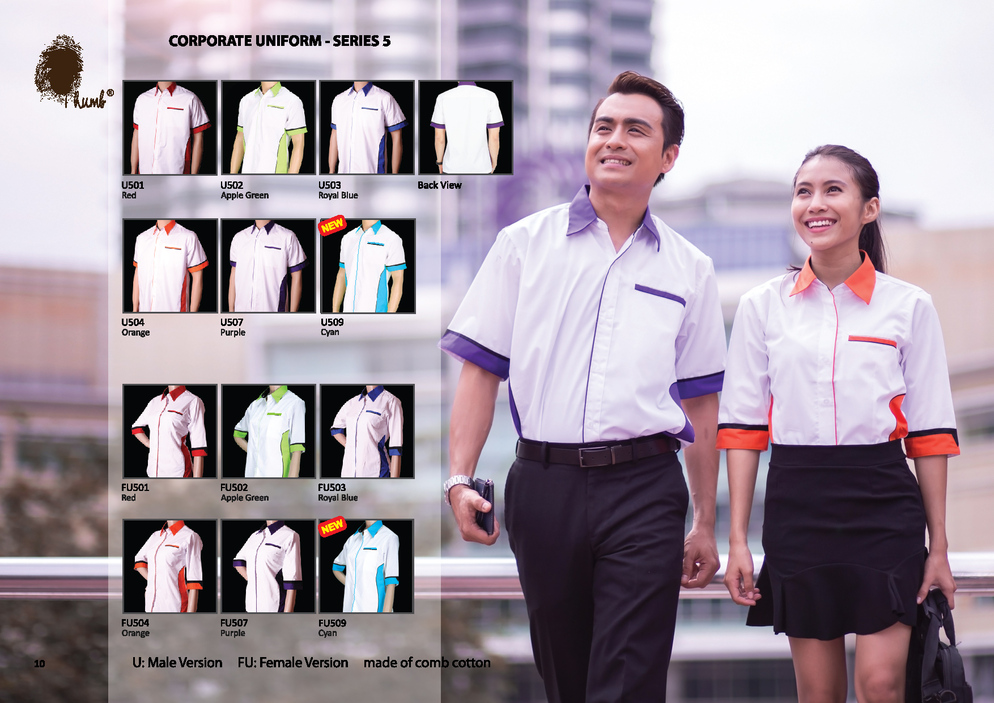 office uniform catalogue