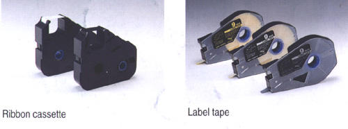 ribboncasseteandlabeltape