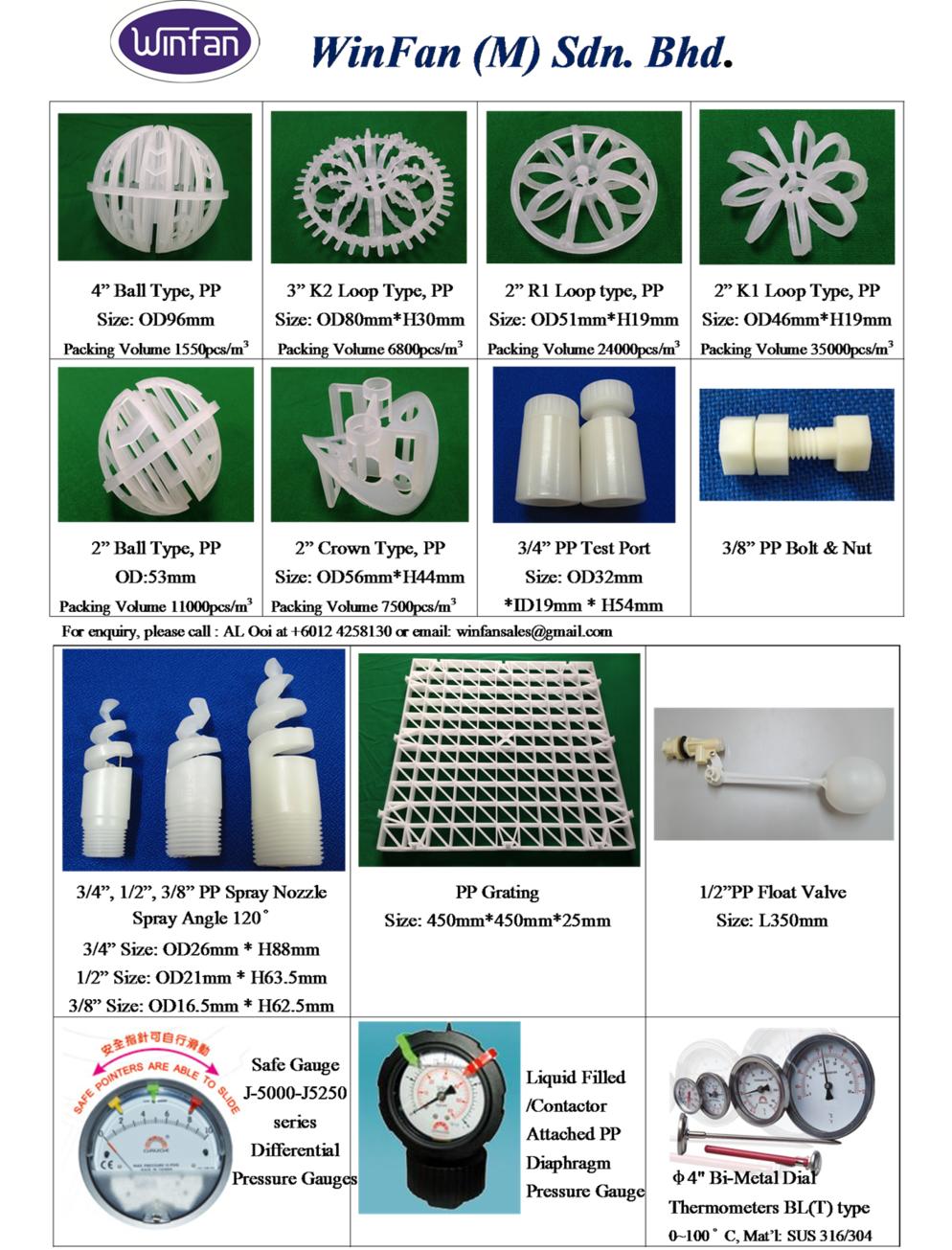 Scrubbers parts