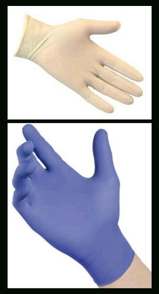 >> Latex/ Nitrile Exam Glove