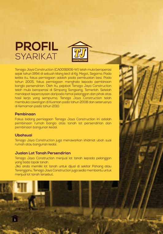 About Us - Tenaga Jaya Construction