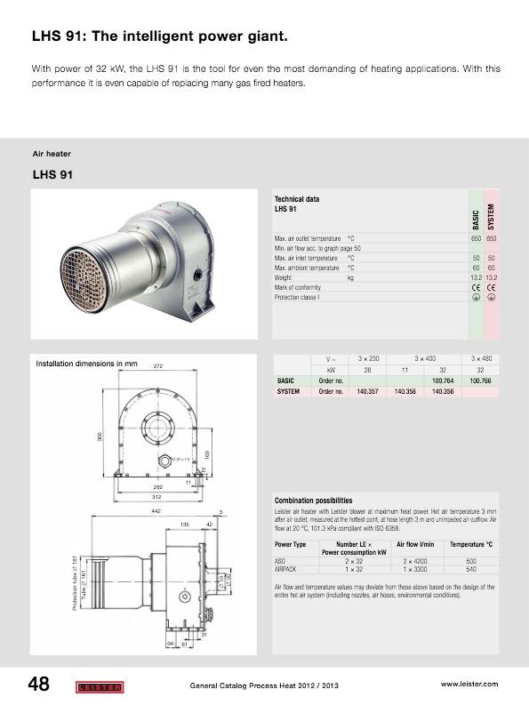 Leister Air Heater LHS series - PH_LHS_91_ENG