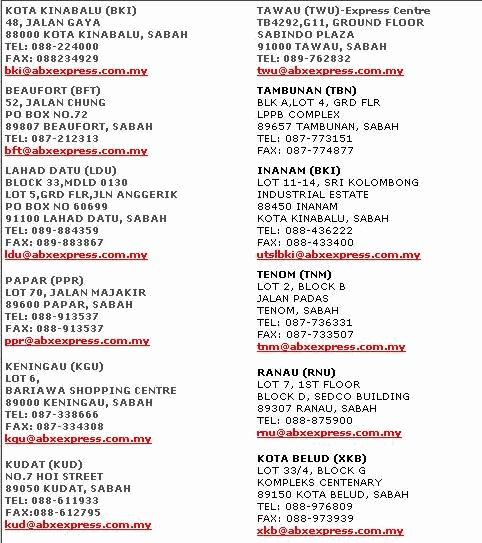 Abx Express M Sdn Bhd Courier Service In Malaysia