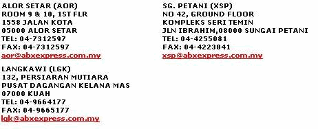 Abx Express M Sdn Bhd Courier Service In Malaysia