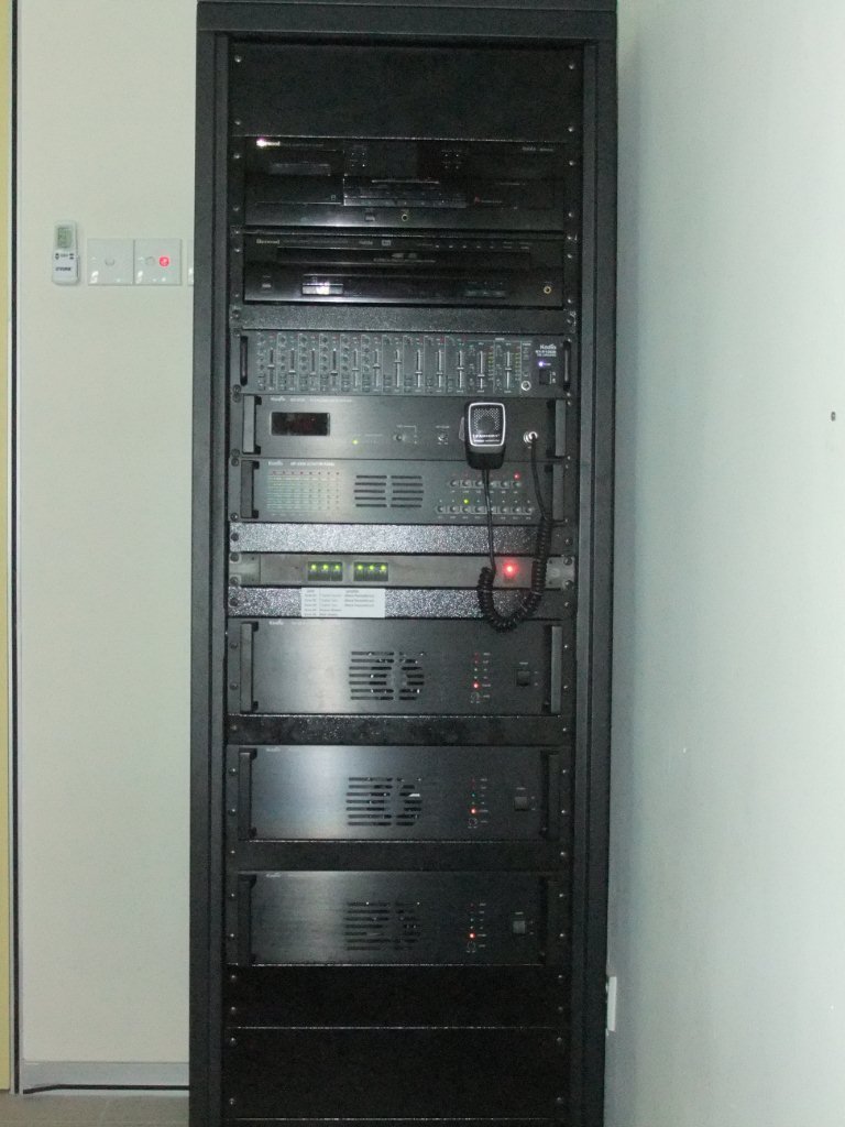 PA equipment rack