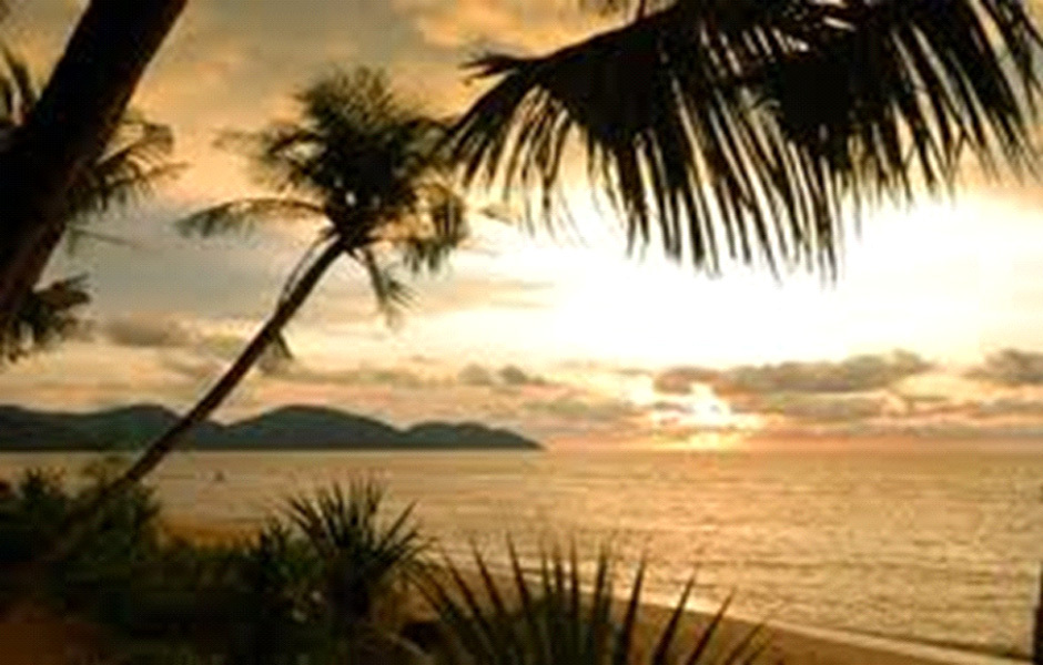 Beautiful beach in balik pulau