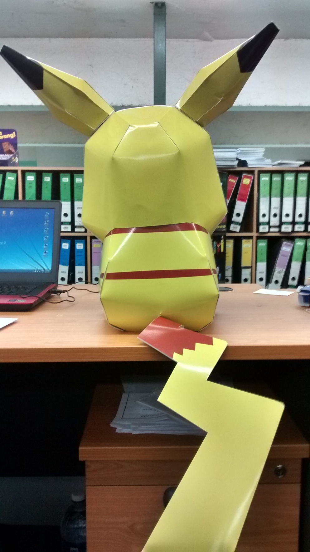 3D Craft Model-Pikachu(Back)