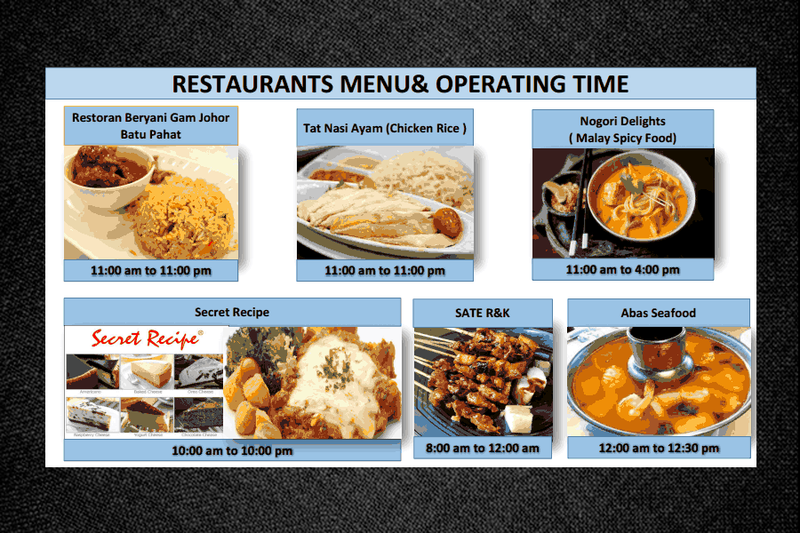 Restaurant Menu