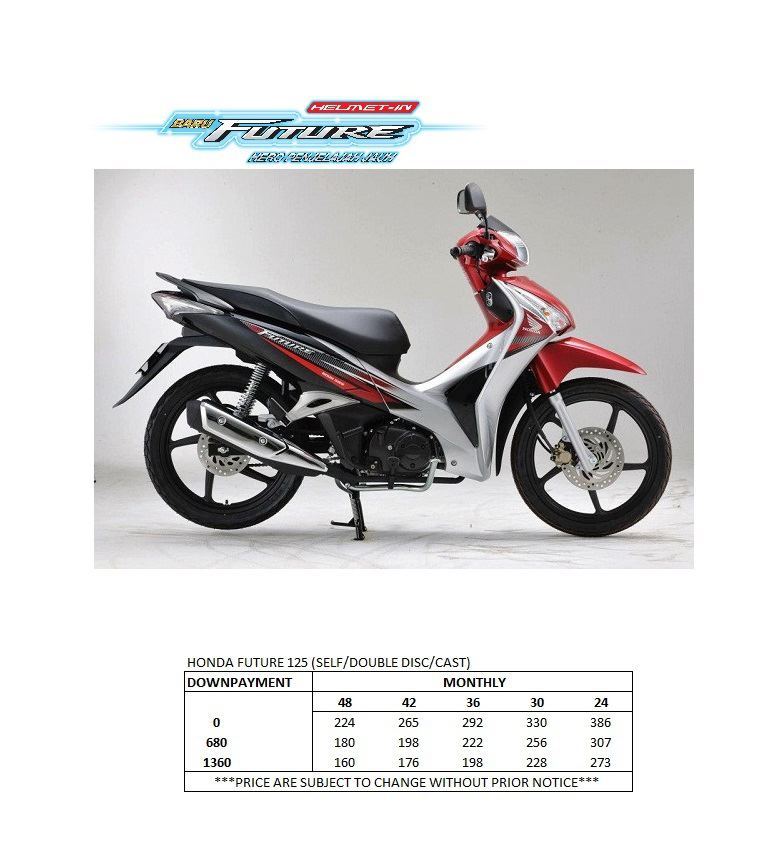 Honda Future 125 (Elect/Double Disc/Cast)