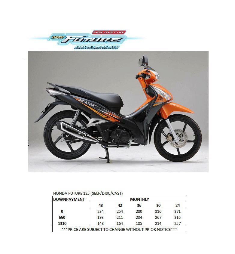 Honda Future 125 (Electric/Disc/Cast)