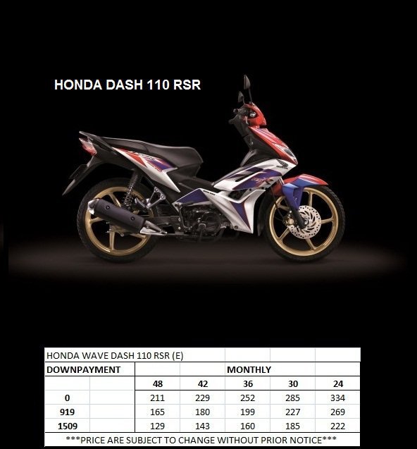 Honda Wave Dash 110RSR