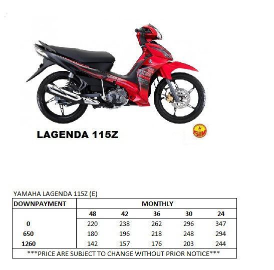 Yamaha Lagenda 115Z (Electric)