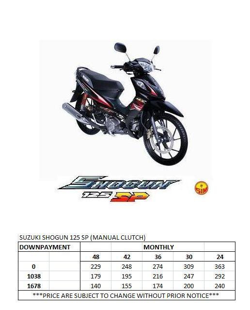 Suzuki Shogun 125 SP (Manual Clutch)