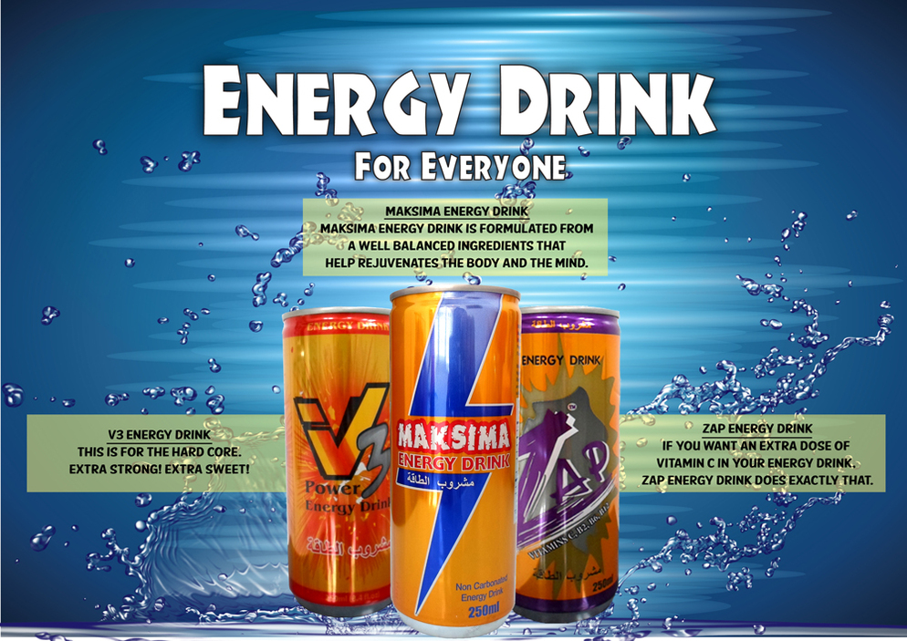 energy drink poster