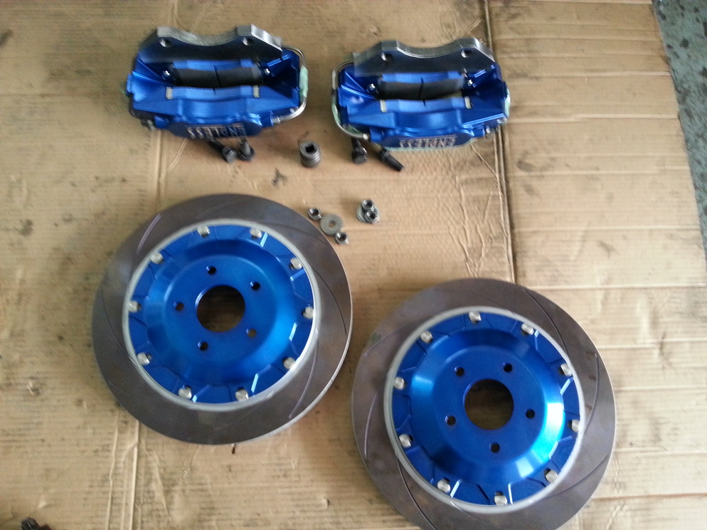 Endless Brake Kit with slotted disc   Calliper installation for JDMs