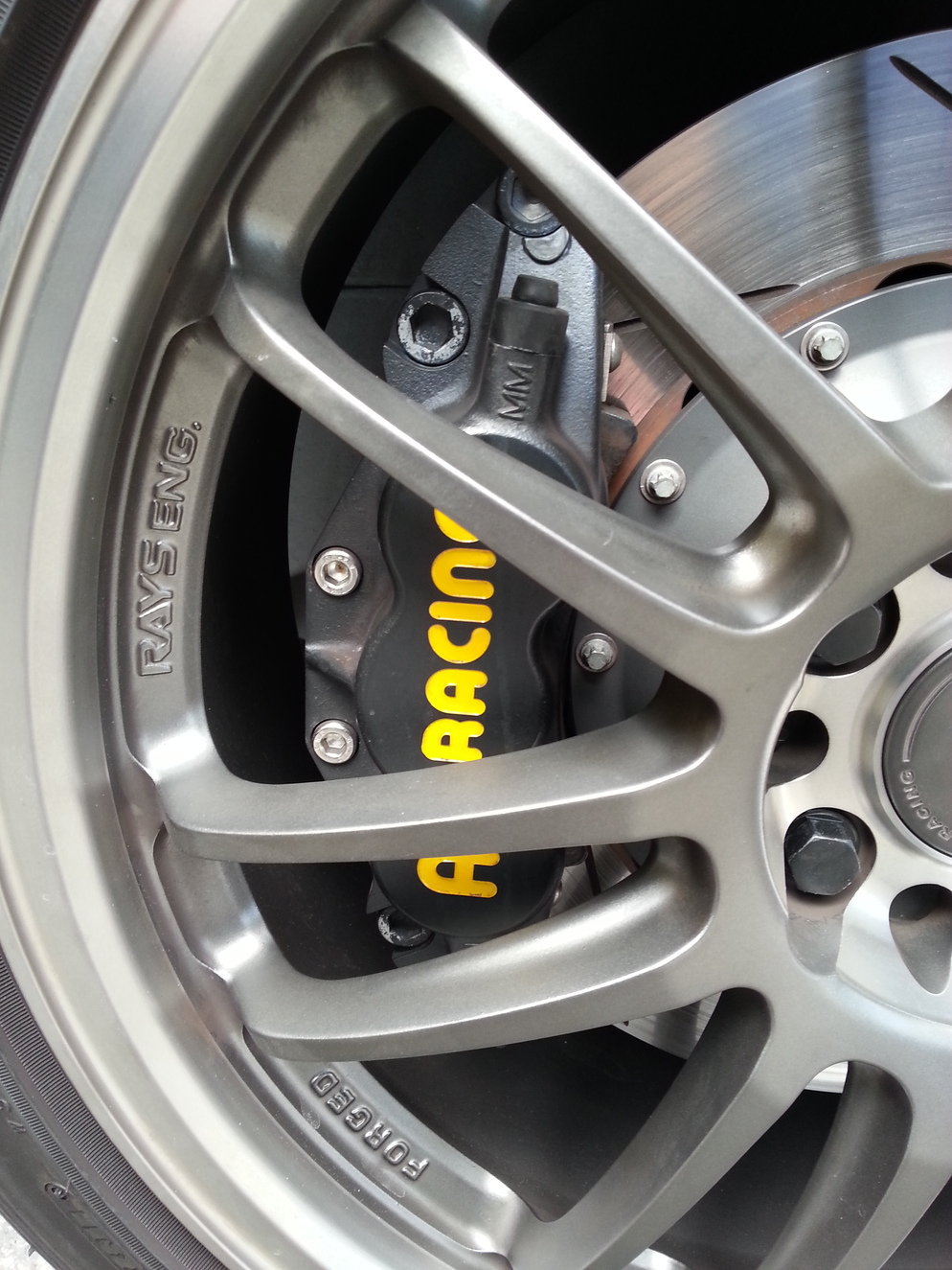 Ap Racing Brake Kit Perfect match with Rays Re30 Rim